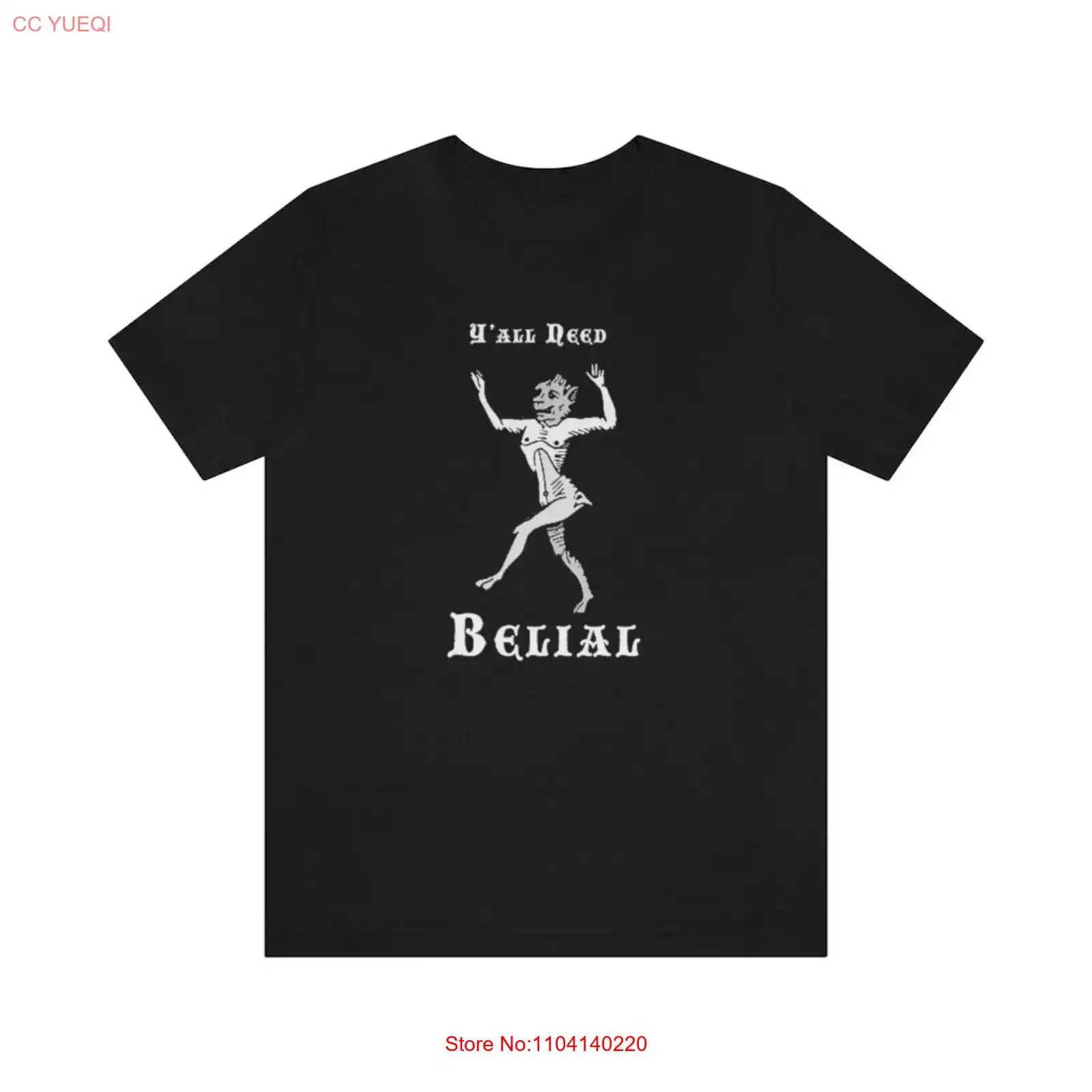 Men'S Fashion Everyday - Yall Need Belial BW Jersey T