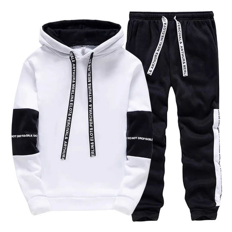 Men'S Winter Fashion - Tracksuit for Man Casual Hooded Sweatshirts