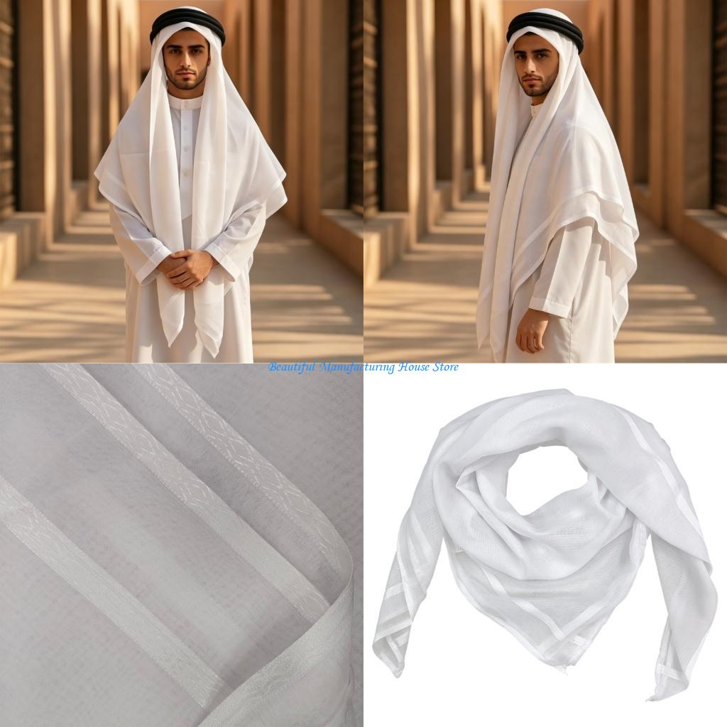 Men'S Fashion Everyday - E56A Multipurpose Voile Arab HeadScarf For