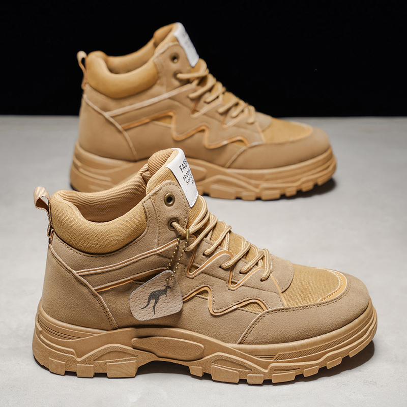 Men'S Fashion Hiking Boots - Men's casual boots four seasons high-top