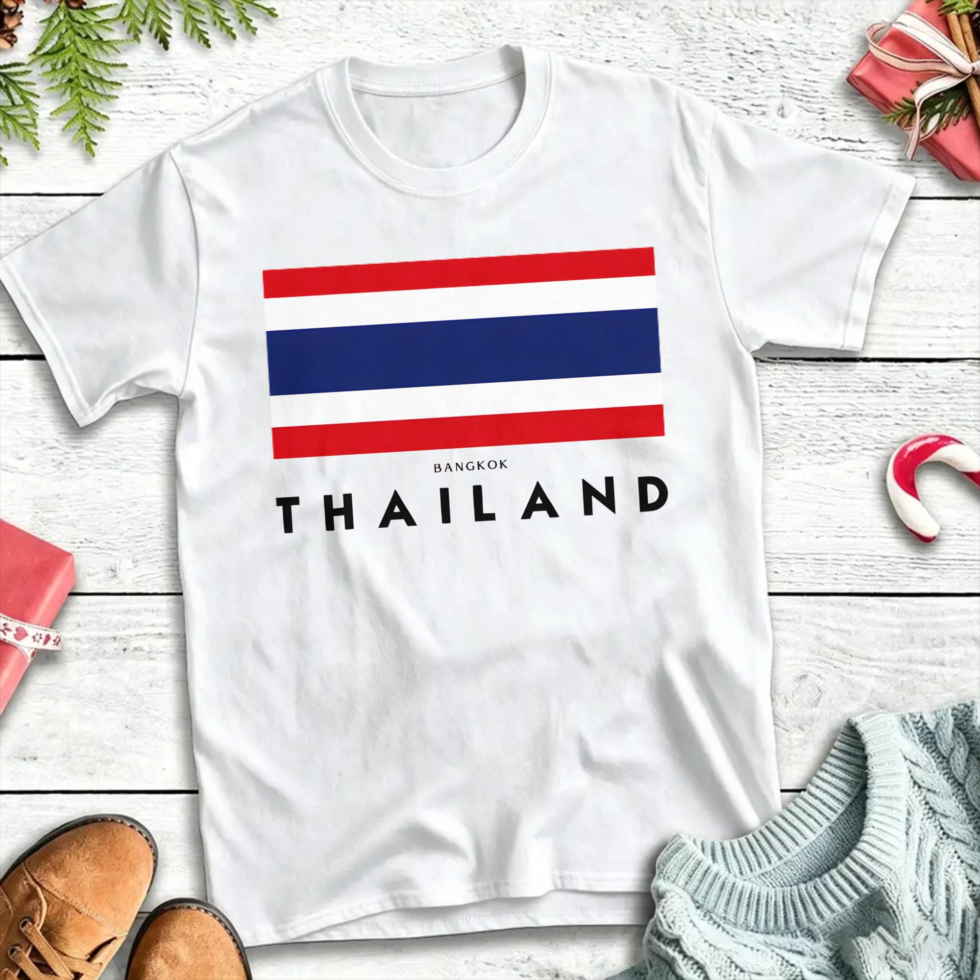 Mens Fashion Bangkok - Streetwear T-Shirt Summer Bangkok Thailand Fashion