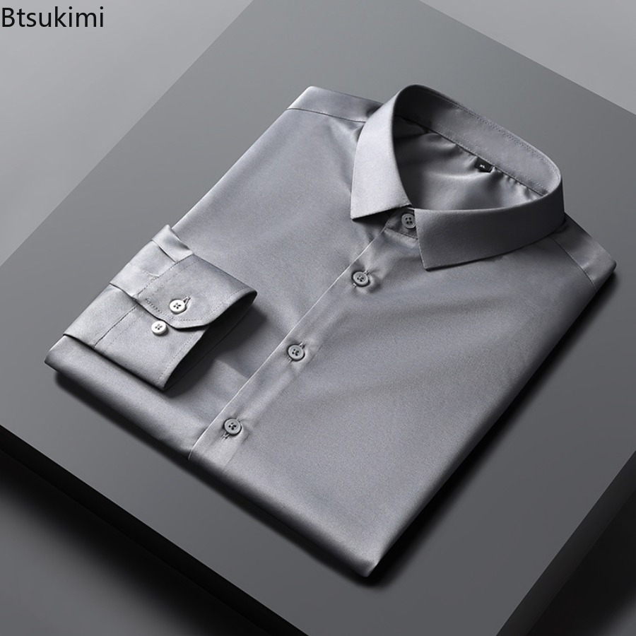Dress Shirt Non-Iron - 2026 New Non-iron Anti-Wrinkle Shirts for