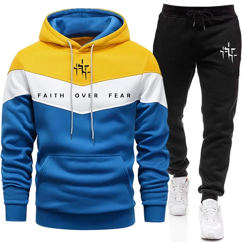 Faith Over Fear Men's Tracksui - Men'S Winter Fashion 评论和价格