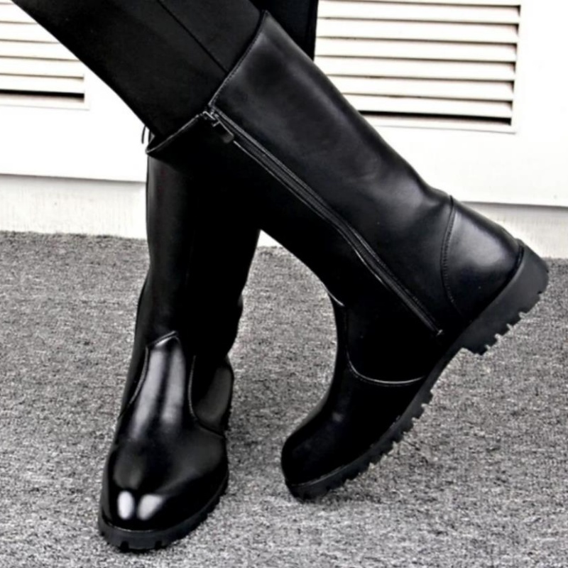 Fashion Men's women Genuine Le - Mens Fashion Combat Boots 评论和价格