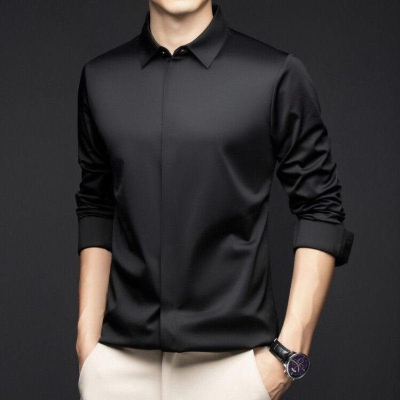 High end Business Men Shirts N - Dress Shirt Non-Iron 评论和价格