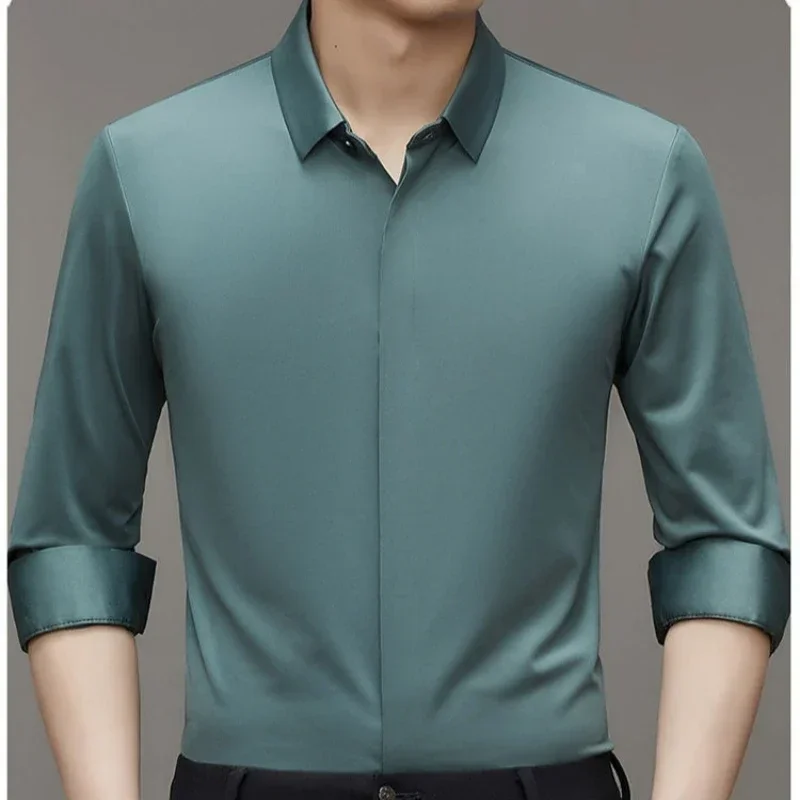 High end Business Men Shirts N - Dress Shirt Non-Iron 评论和价格