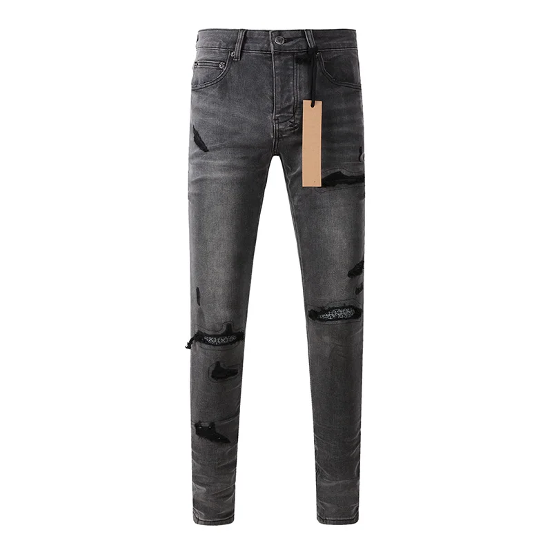 Men's High Street Distressed A - Skinny Jeans Ripped 评论和价格