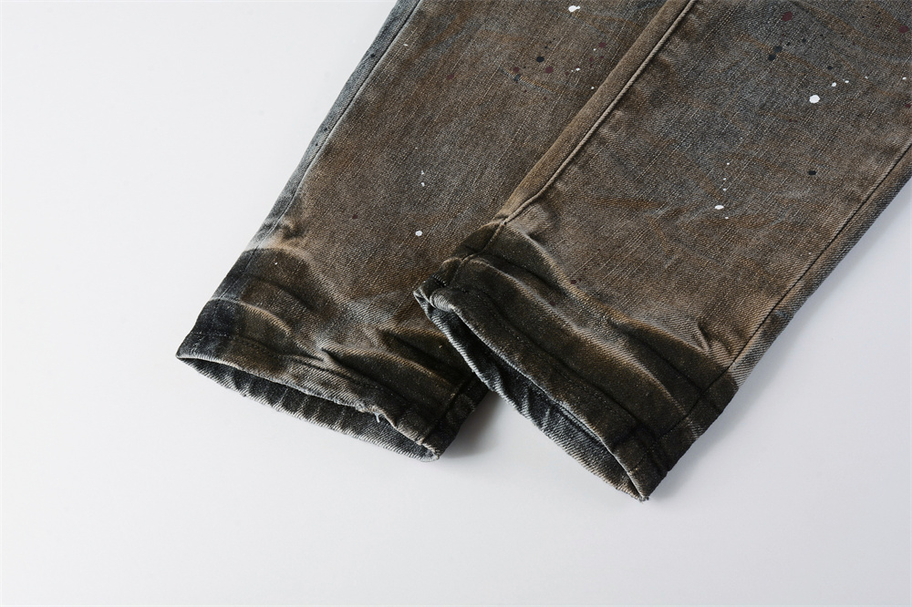 Men Fashion American Jeans Hig - Skinny Jeans Ripped 评论和价格