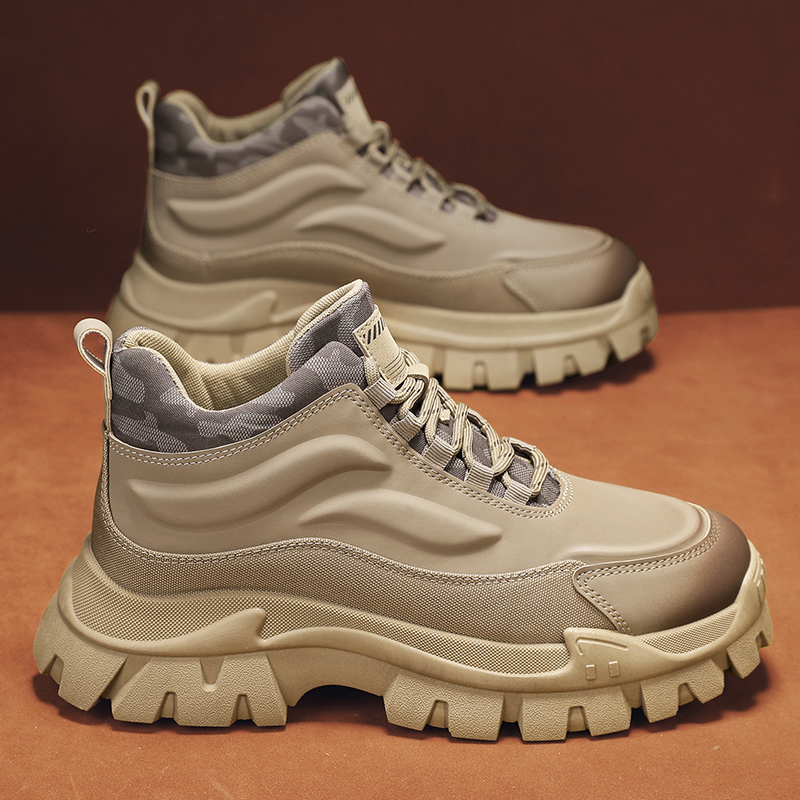 Men's Ankle Boots Fashion Comb - Mens Fashion Combat Boots 评论和价格