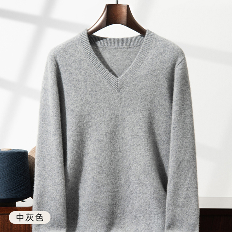 Thickened Cashmere Sweater Men - Mens Fashion Jumpers 评论和价格