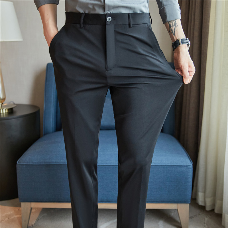 Men's Formal Pants Four-Way St - Formal Trouser Stretch 评论和价格