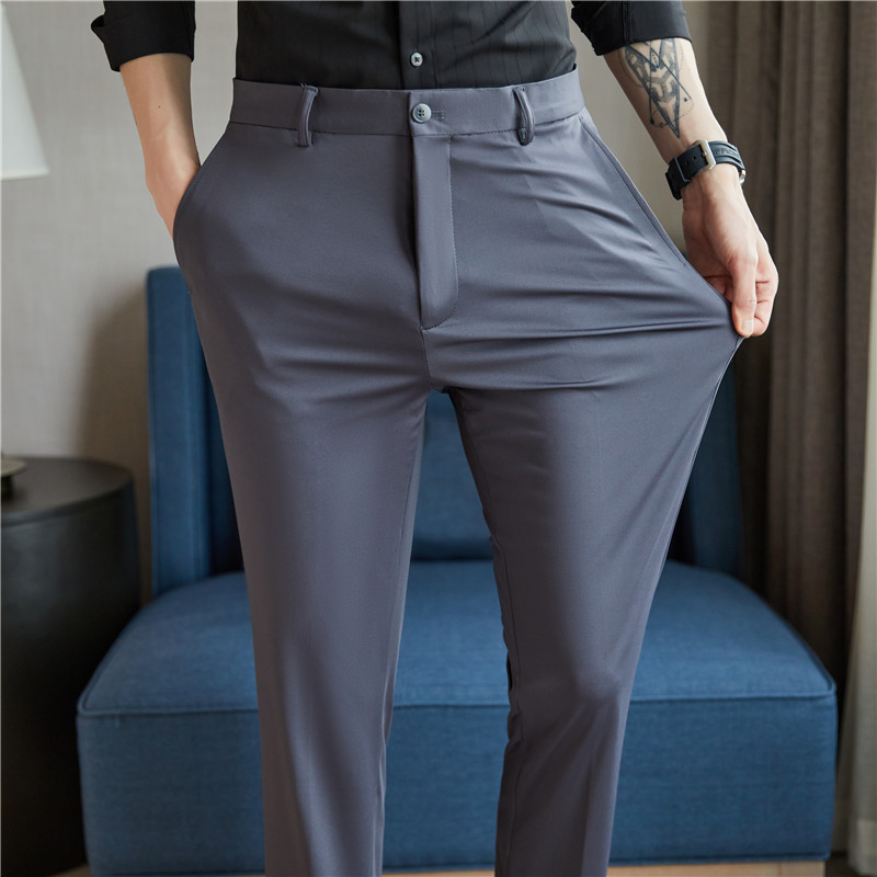 Men's Formal Pants Four-Way St - Formal Trouser Stretch 评论和价格