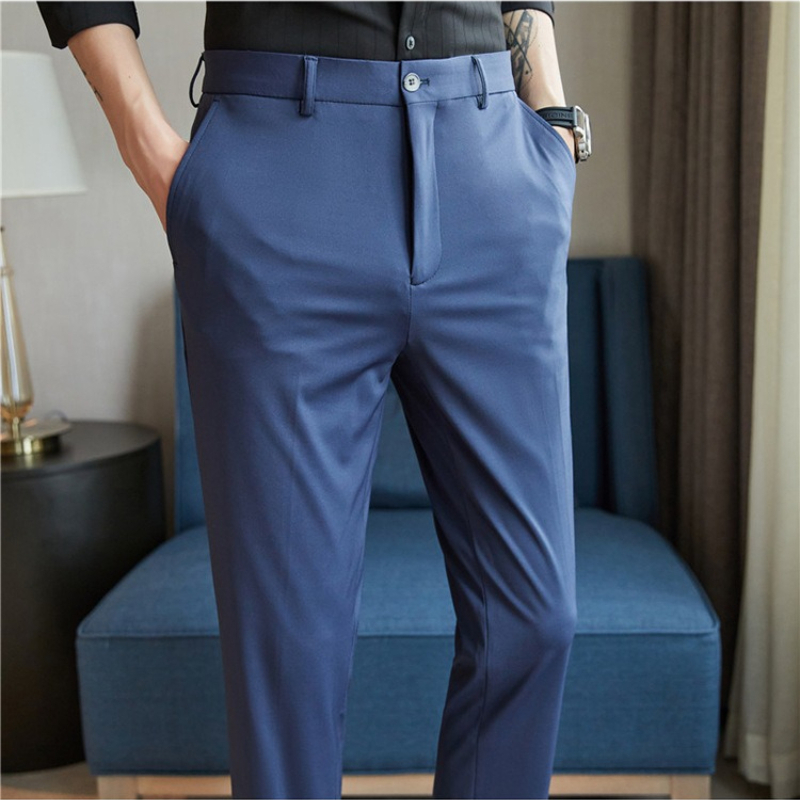 Men's Formal Pants Four-Way St - Formal Trouser Stretch 评论和价格