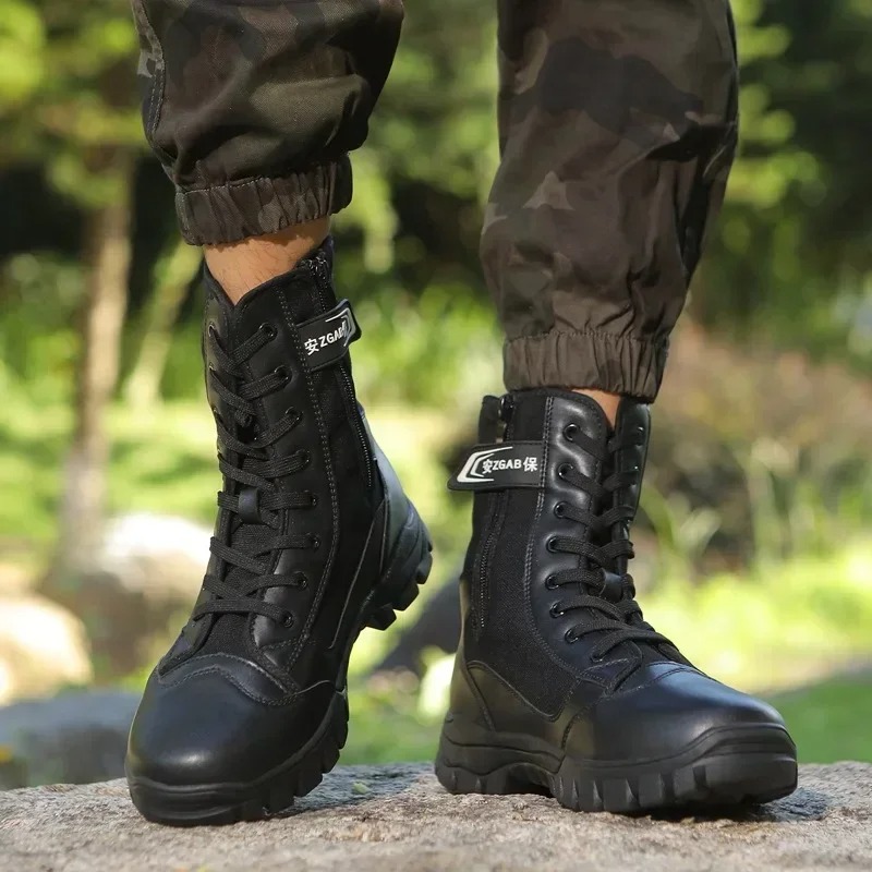 High Quality Men Boots Fashion - Mens Fashion Combat Boots 评论和价格