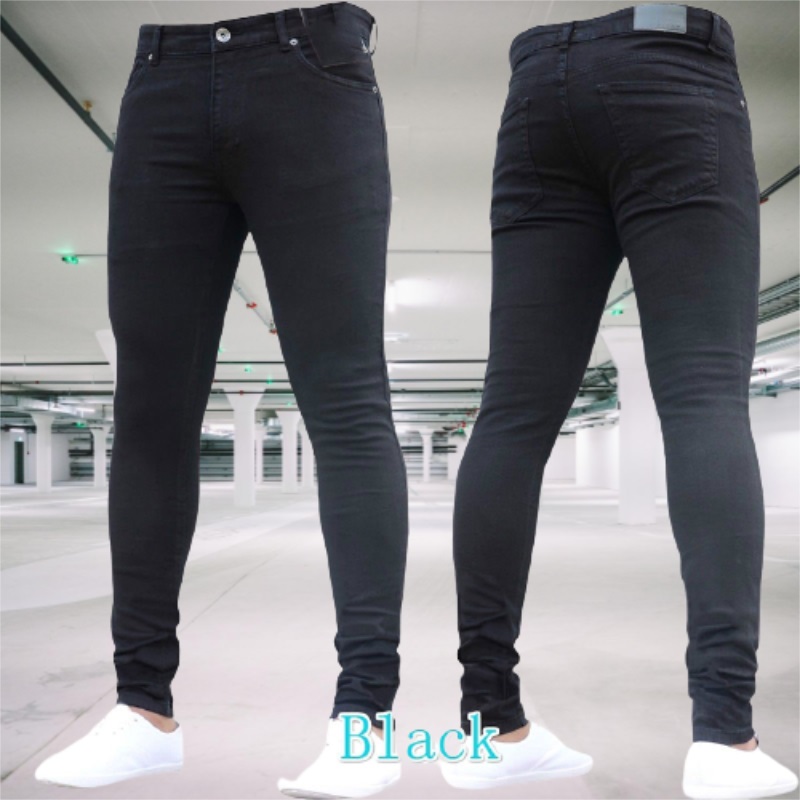 Men's Jeans Stretch Slim Fit T - Skinny Jeans Ripped 评论和价格