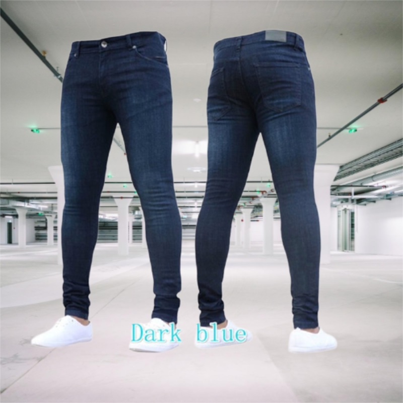 Men's Jeans Stretch Slim Fit T - Skinny Jeans Ripped 评论和价格