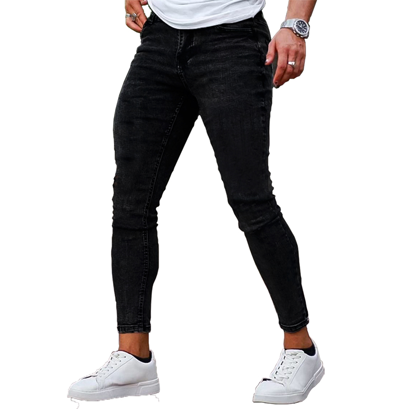 Mens Y2K Super Skinny Jeans Fa - Skinny Jeans Ripped 评论和价格