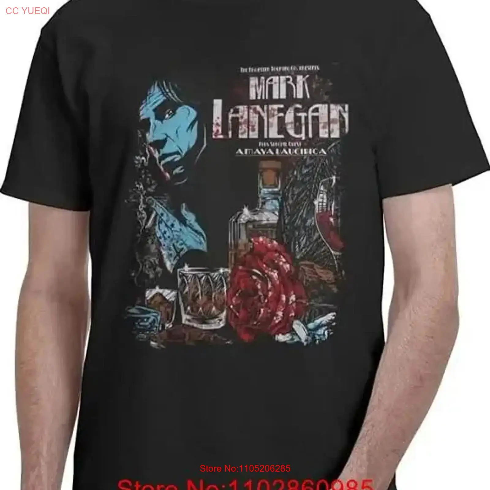 Mark Lanegan T Shirt Heavy Cot - Men'S Fashion Everyday 评论和价格