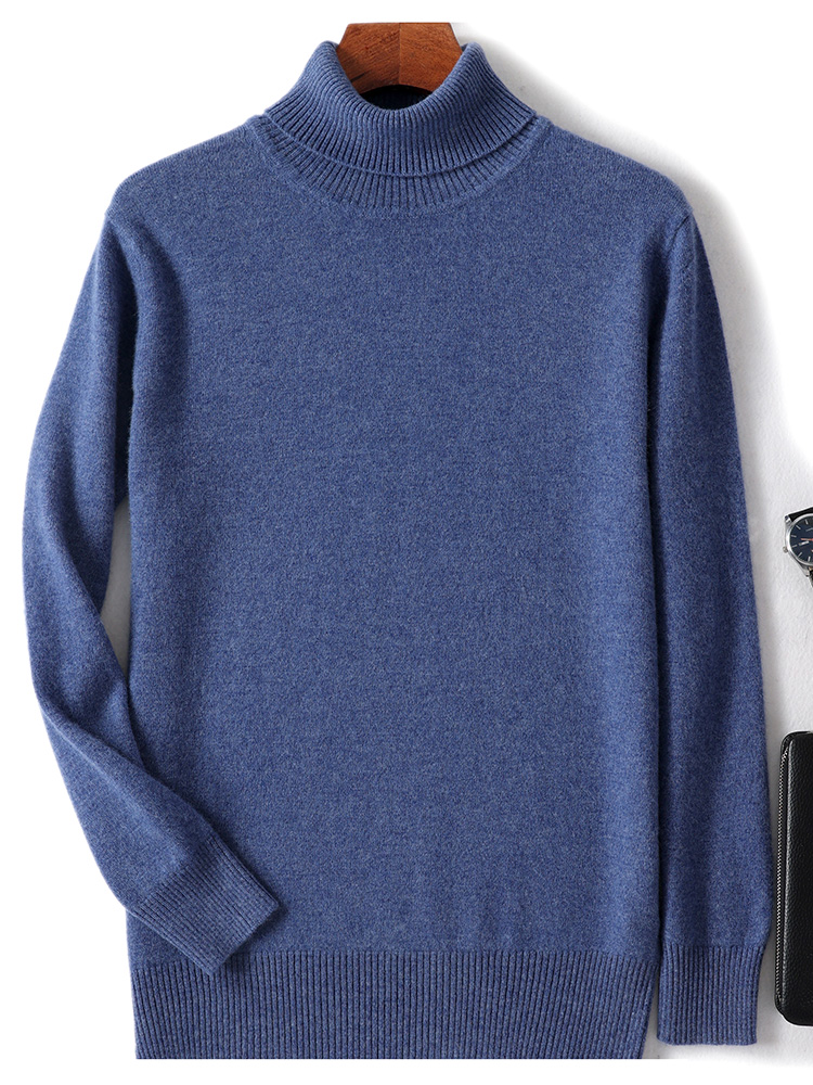 Autumn Winter Men Wool Turtlen - Mens Fashion Jumpers 评论和价格