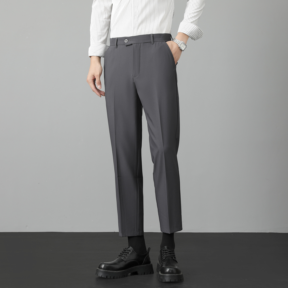 Men's Stretch Straight Suit Pa - Formal Trouser Stretch 评论和价格