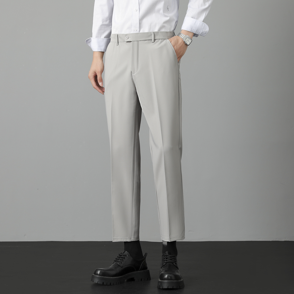 Men's Stretch Straight Suit Pa - Formal Trouser Stretch 评论和价格