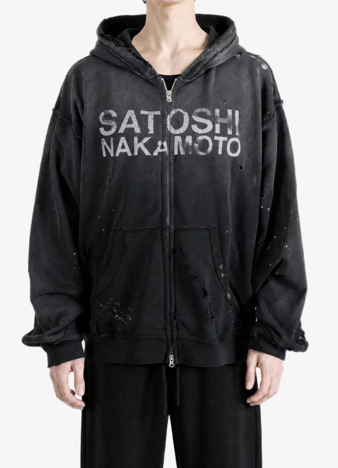 WASHED SATOSHI NAKAMOTO 26SS L - Mens Fashion Jumpers 评论和价格