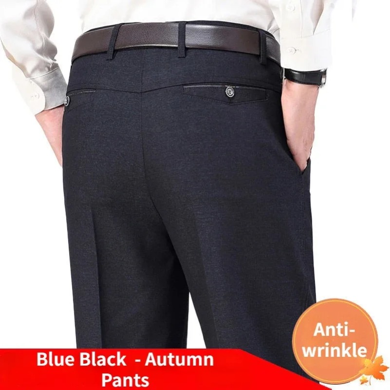 Mens Autumn Thick Casual Suit  - Formal Trouser Stretch 评论和价格