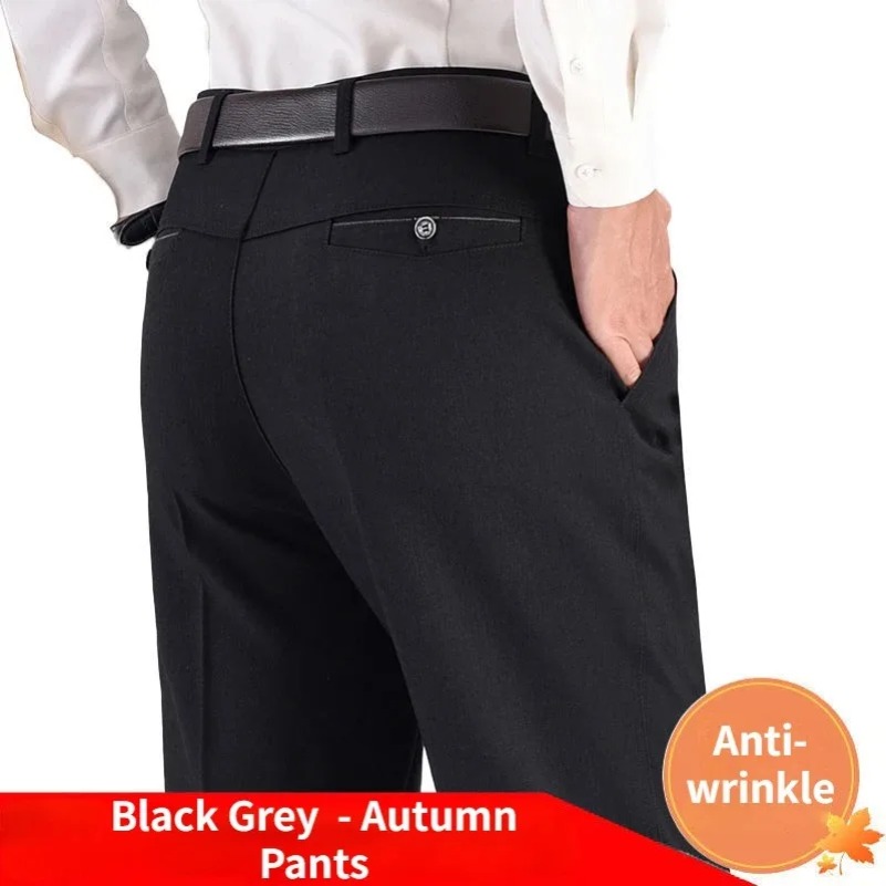 Mens Autumn Thick Casual Suit  - Formal Trouser Stretch 评论和价格