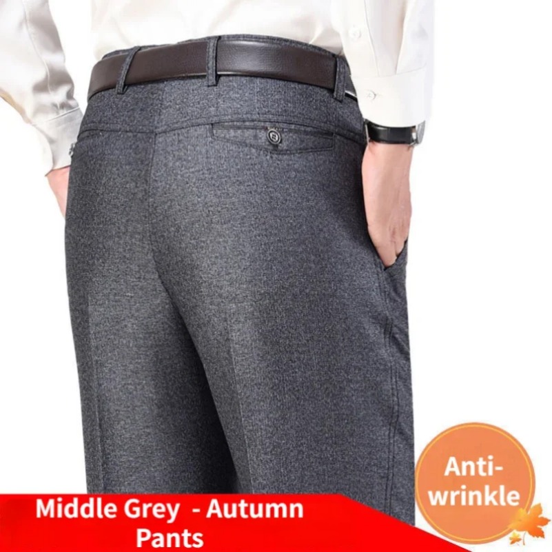 Mens Autumn Thick Casual Suit  - Formal Trouser Stretch 评论和价格
