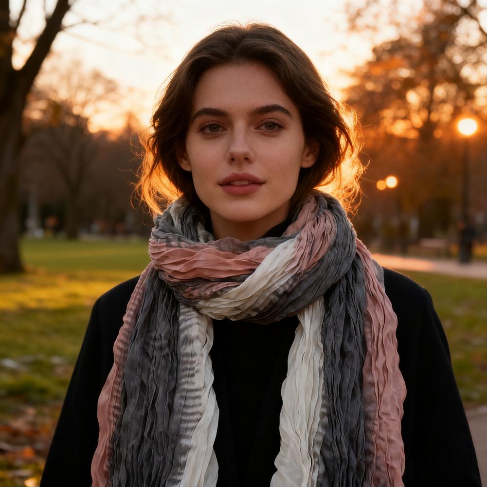Neck Warmer Two-color Gradient - Men'S Fashion Everyday 评论和价格