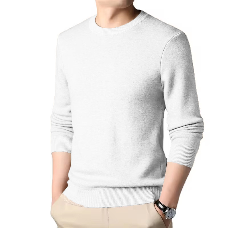 Men's Solid Color Knitted Pull - Mens Fashion Jumpers 评论和价格