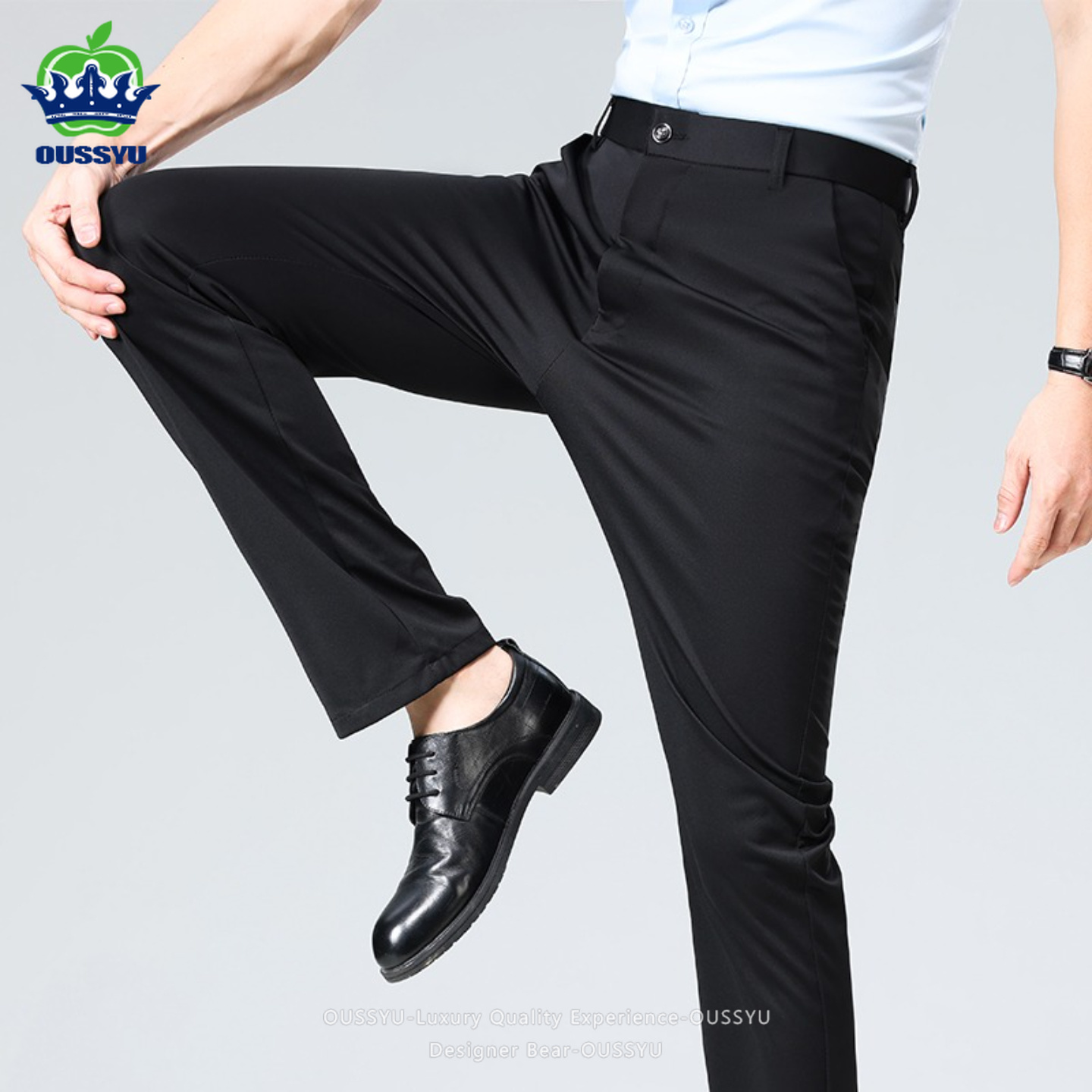 Summer Thin Men's Stretch Suit - Formal Trouser Stretch 评论和价格