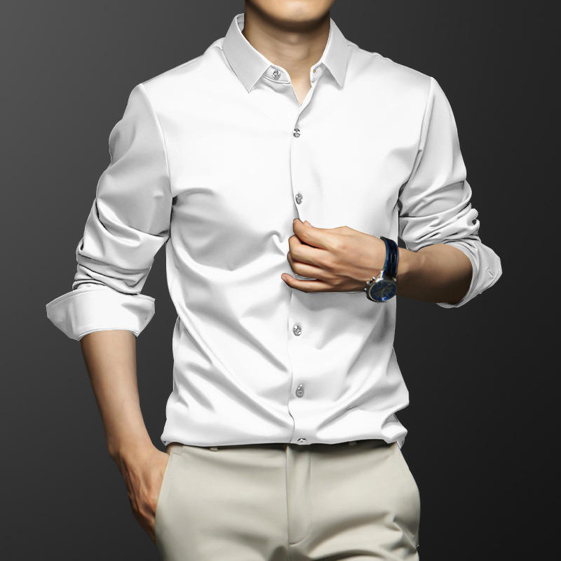 High Quality Men's Long Sleeve - Dress Shirt Non-Iron 评论和价格