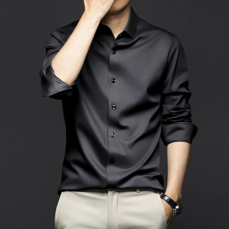 High Quality Men's Long Sleeve - Dress Shirt Non-Iron 评论和价格