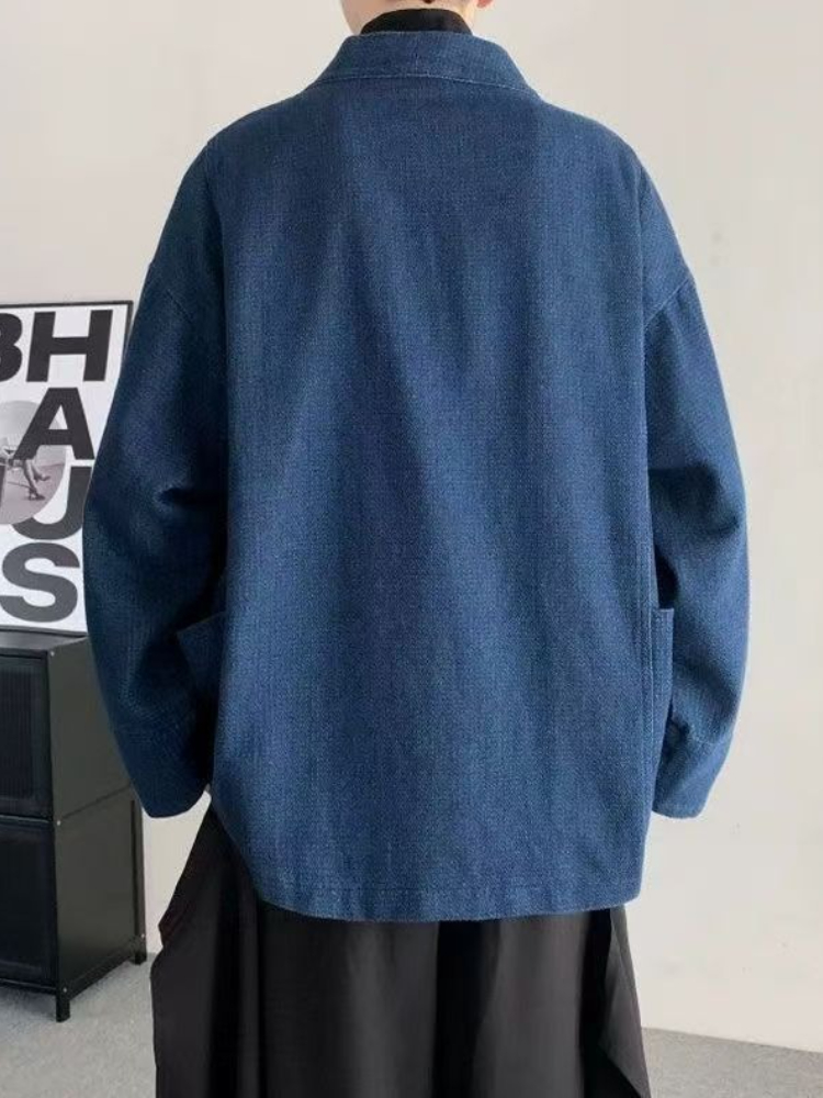 Vintage Japanese Style Denim C - Mens Fashion Jumpers 评论和价格