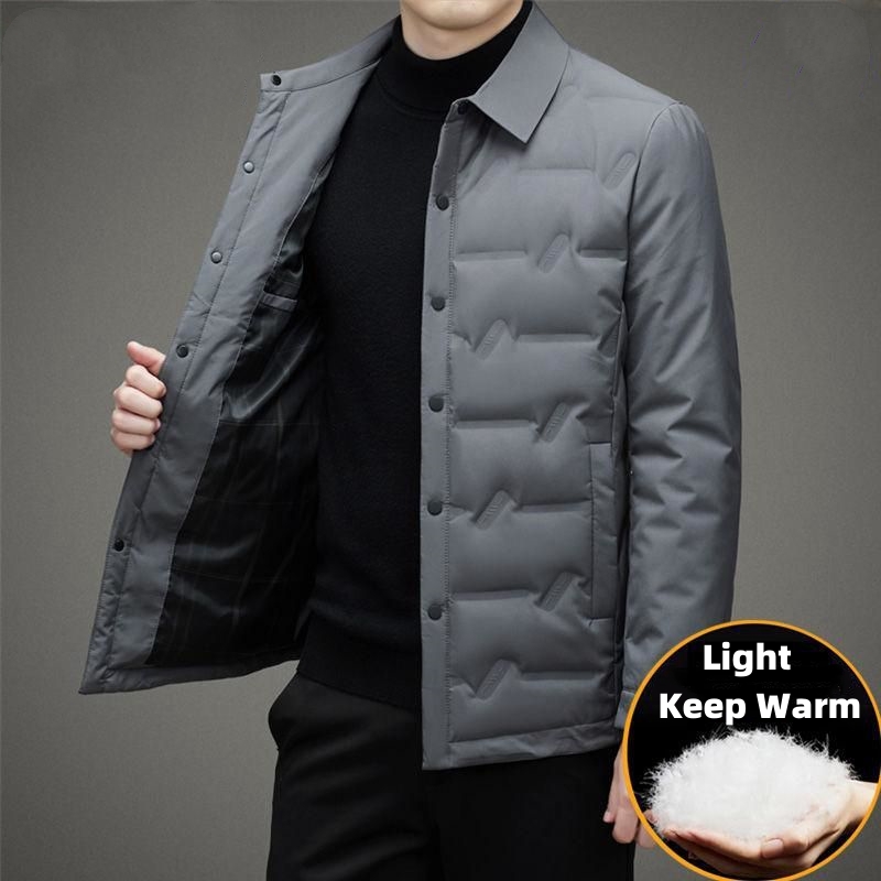 Man Light Weight Down Coats Ca - Men'S Fashion Light Jacket 评论和价格