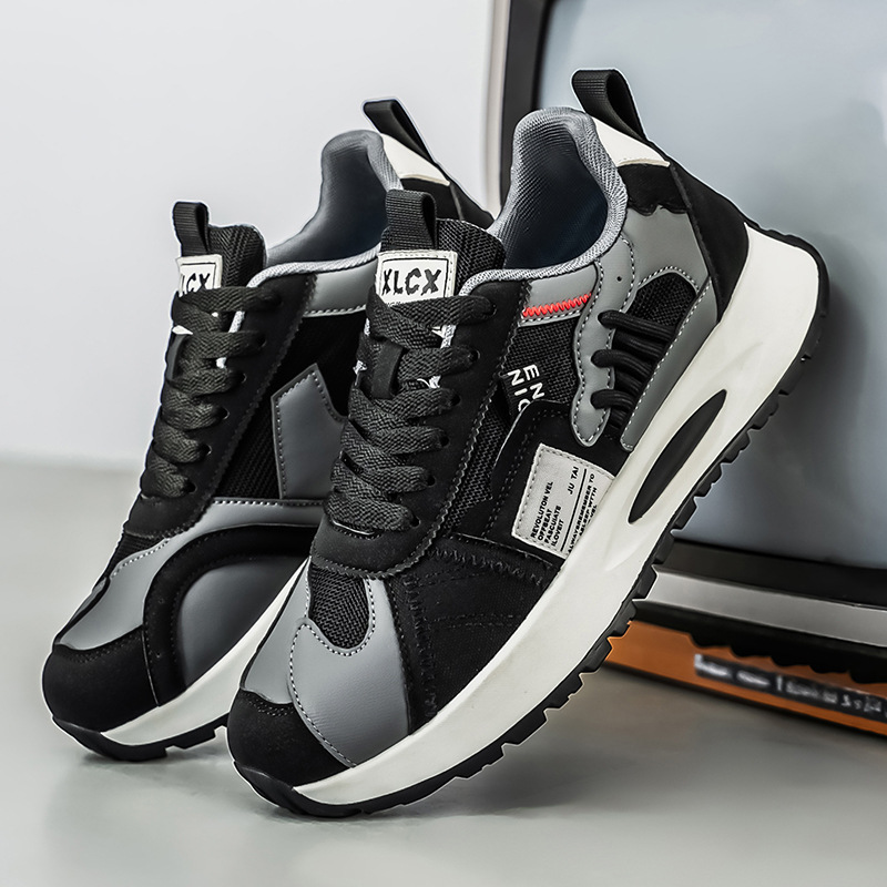Men's Korean-Style Trendy Whit - Men'S Fashion Hiking Boots 评论和价格