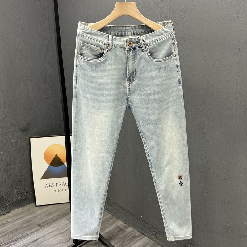 New Stylish Men's Denim Jeans  - Skinny Jeans Ripped 评论和价格