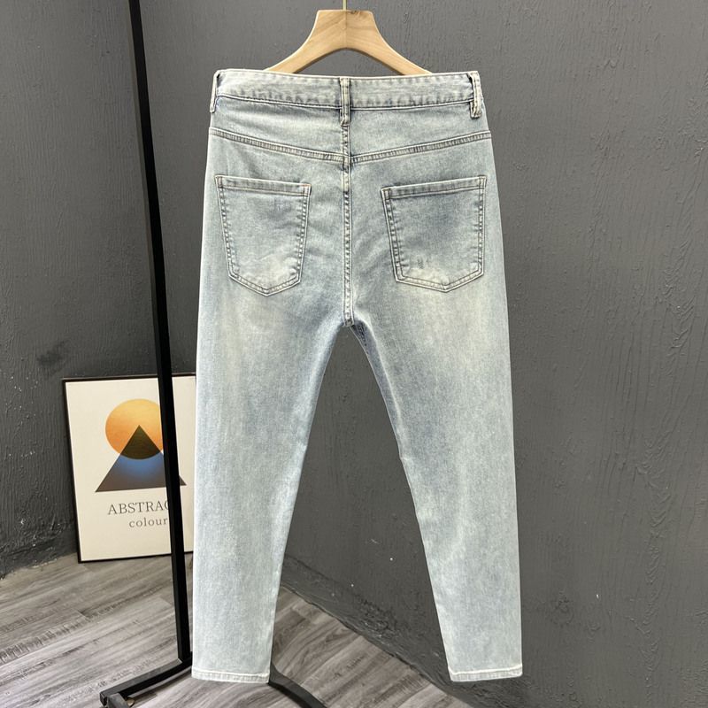 New Stylish Men's Denim Jeans  - Skinny Jeans Ripped 评论和价格