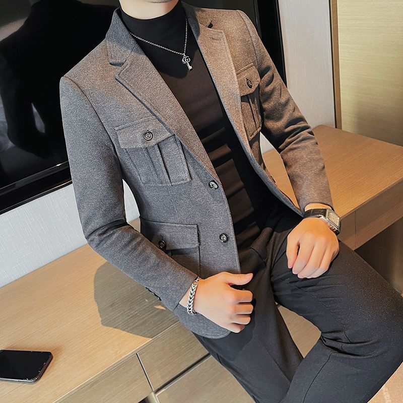 Fashion Light Luxury New Tweed - Men'S Fashion Light Jacket 评论和价格