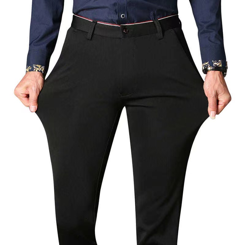 High Stretch Men's Dress Pants - Formal Trouser Stretch 评论和价格