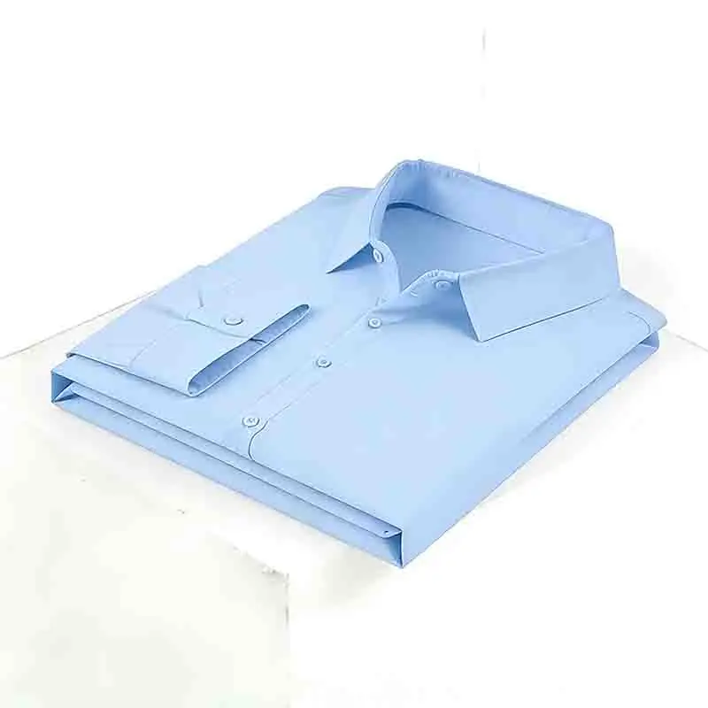 2026 Men's Solid  Long Sleeve  - Dress Shirt Non-Iron 评论和价格
