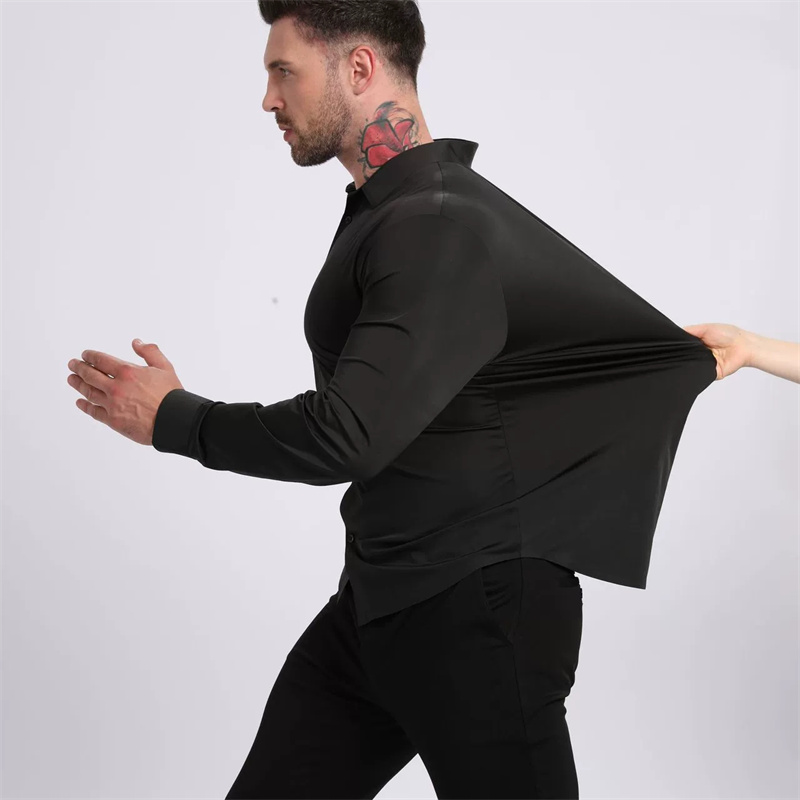 US/EU Size 3XL 105KG high-end  - Dress Shirt Non-Iron 评论和价格