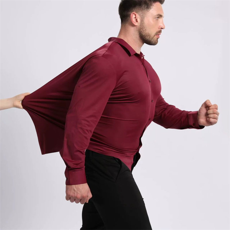 US/EU Size 3XL 105KG high-end  - Dress Shirt Non-Iron 评论和价格