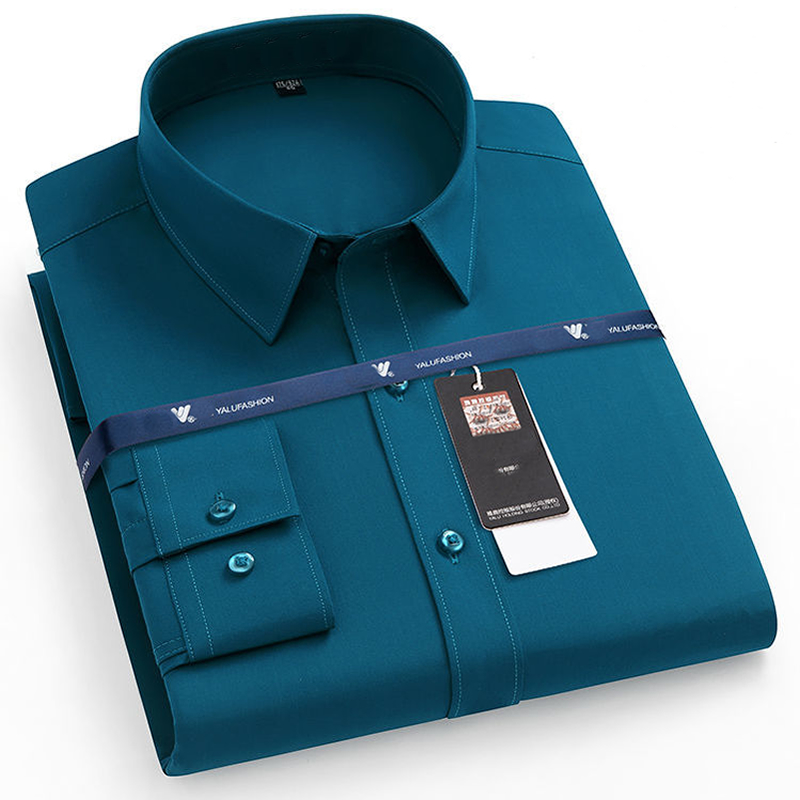 Stretch Long Sleeve Shirt for  - Dress Shirt Non-Iron 评论和价格