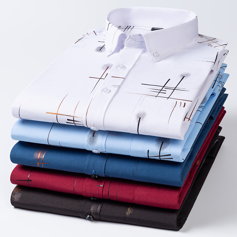 Men's Dress Shirts Spring Autu - Dress Shirt Non-Iron 评论和价格