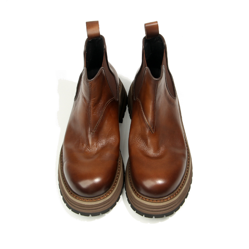 Fashion Chelsea British Retro  - Mens Fashion Combat Boots 评论和价格