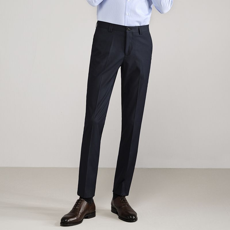 Men's Spring Summer Slim Fit B - Formal Trouser Stretch 评论和价格